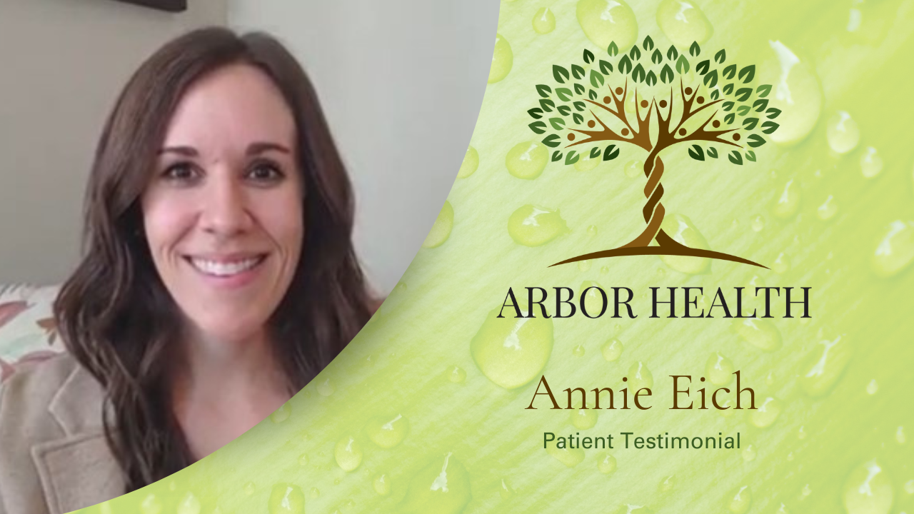Annie Eich tells their story about Arbor Health
