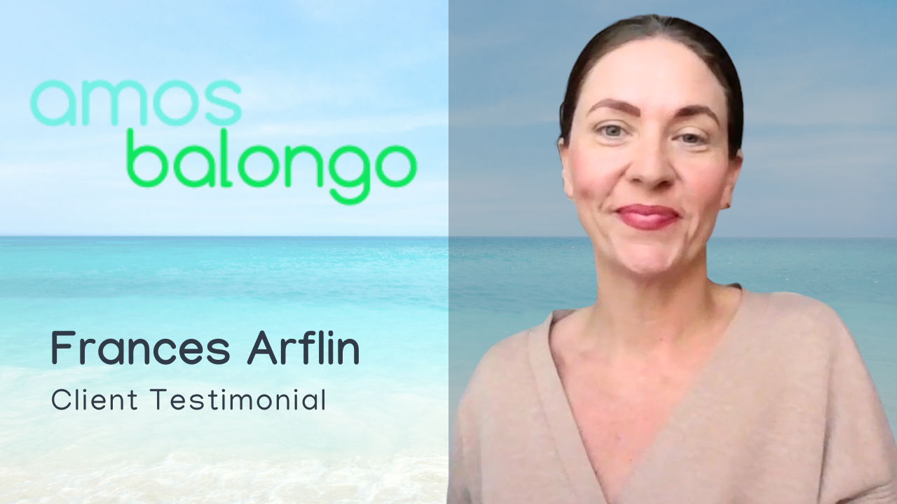 Frances Arflin tells their story about Amos Balongo inc