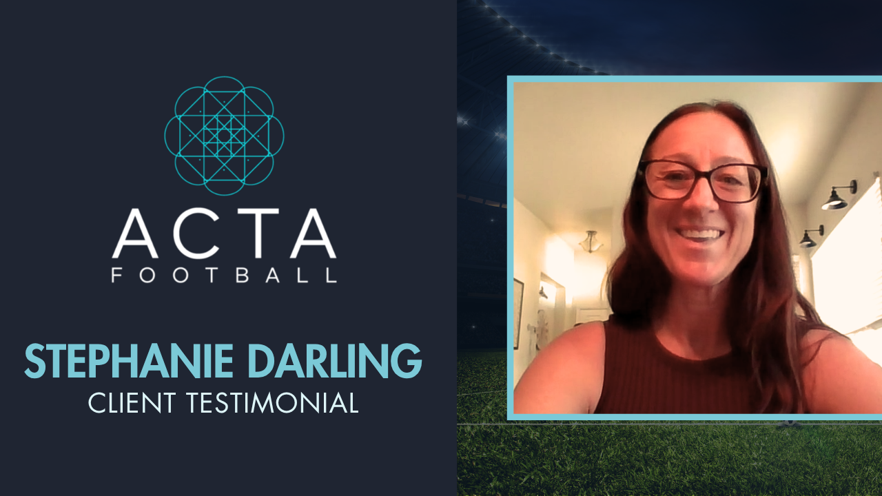 Stephanie Darling tells their story about Acta Football