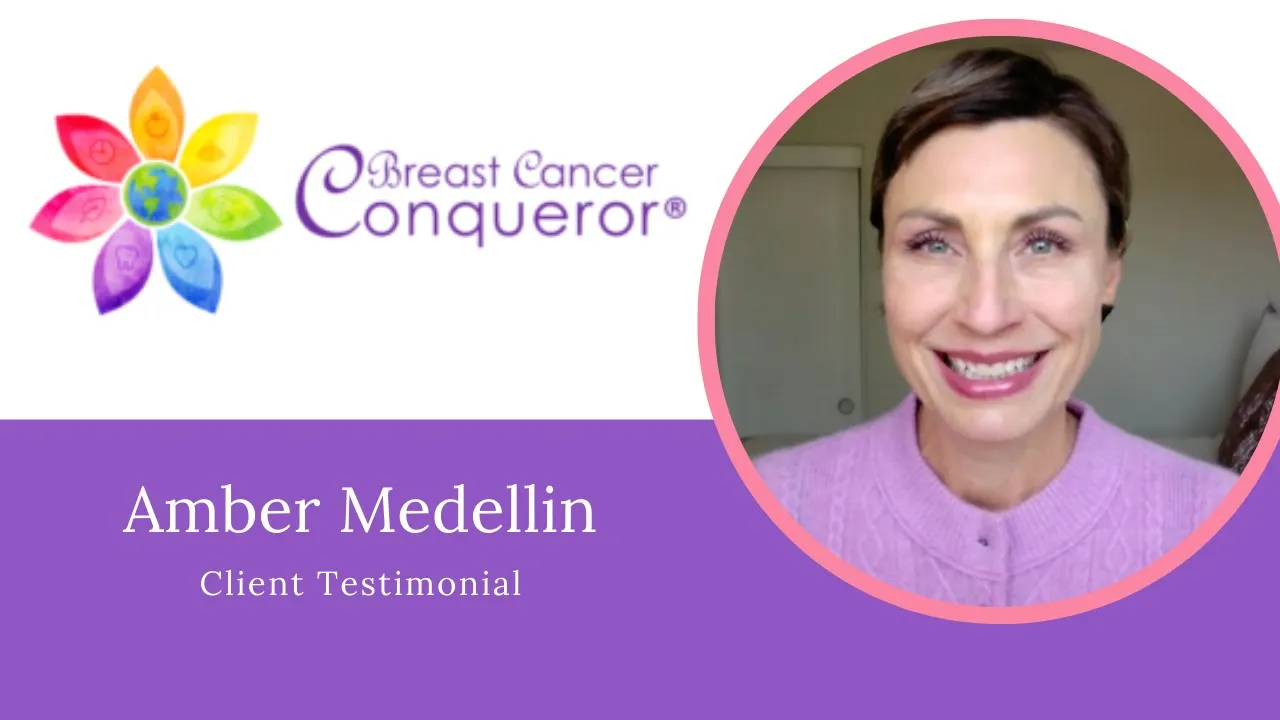 Amber H Medellin tells their story about Breast cancer conqueror, Llc