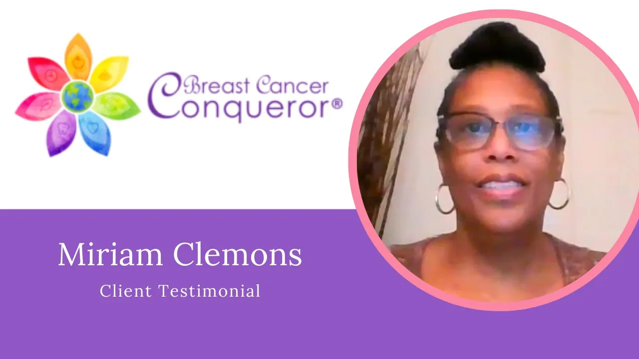 Miriam Clemons tells their story about Breast cancer conqueror, Llc