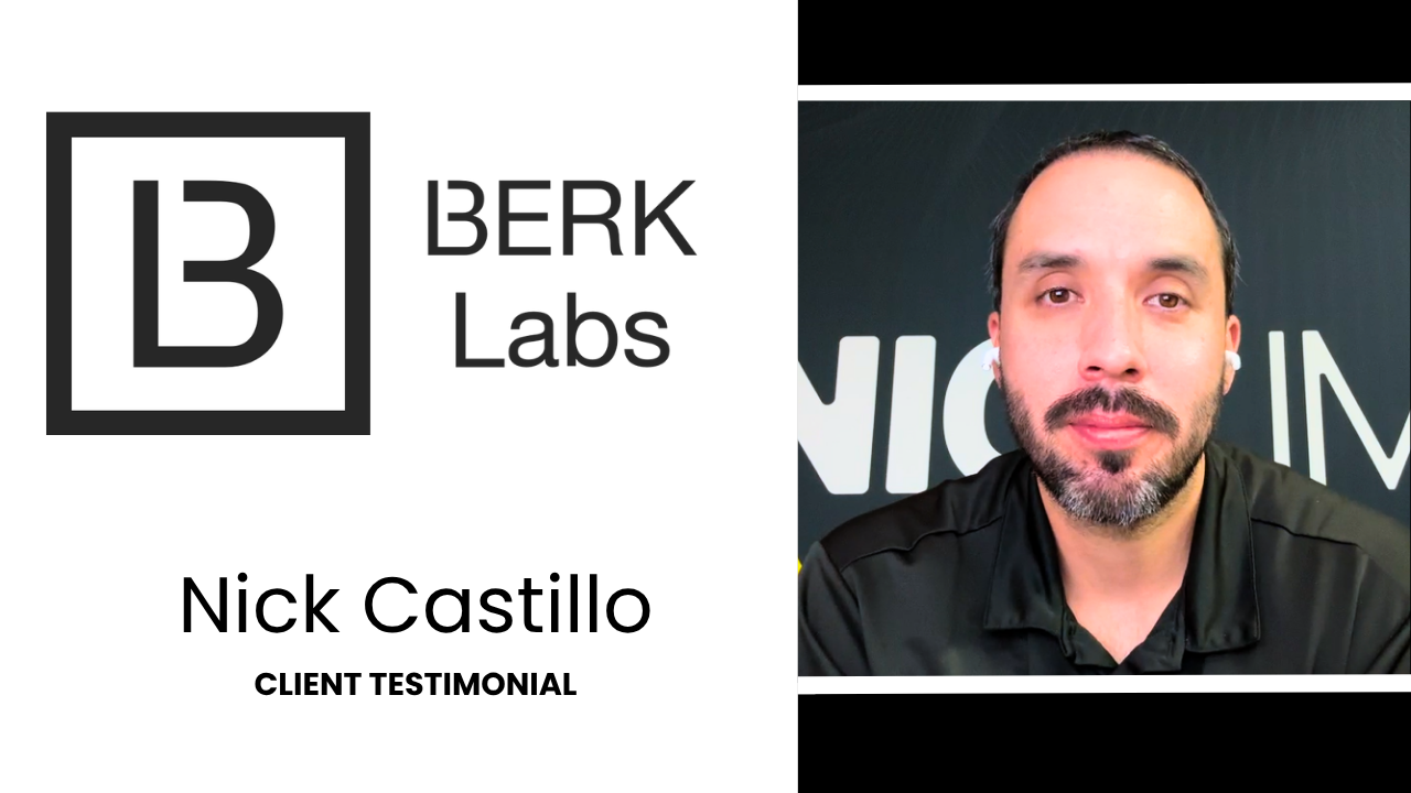 Nick Castillo tells their story about Berk Labs