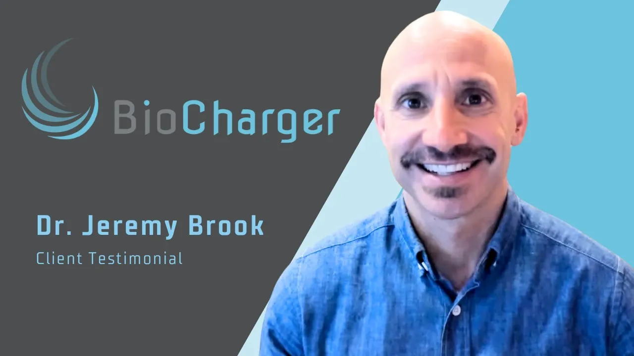 Dr. Brook tells their story about BioCharger