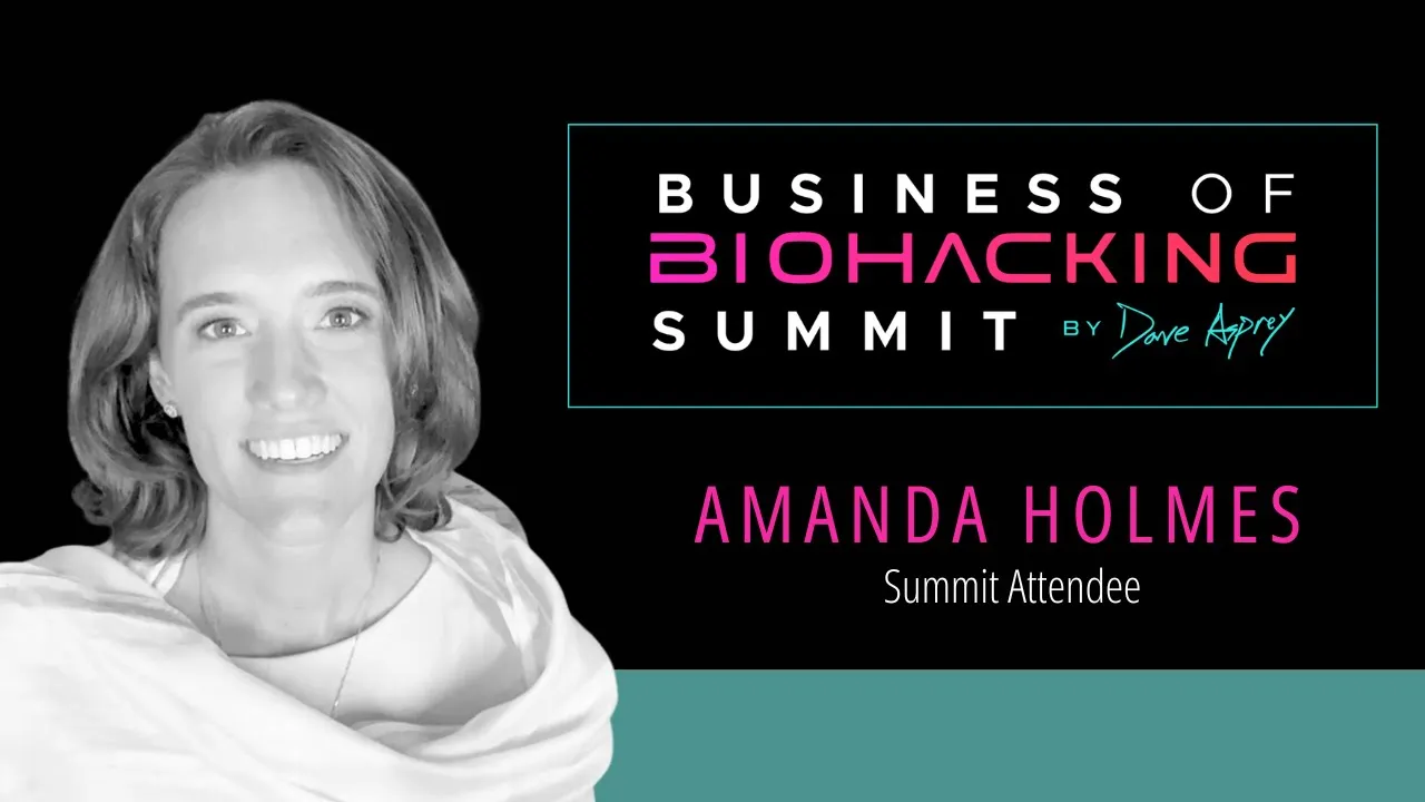 Amanda Holmes tells their story about Business of Biohacking