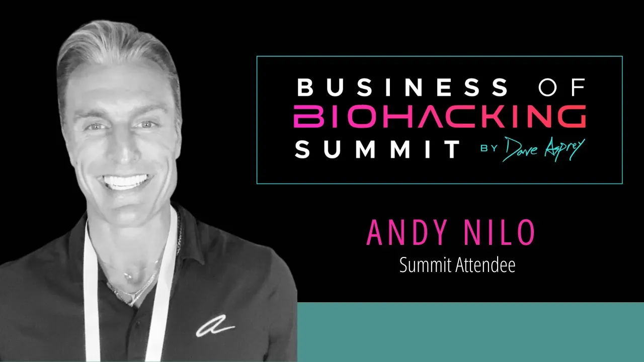 Andy Hnilo tells their story about Business of Biohacking