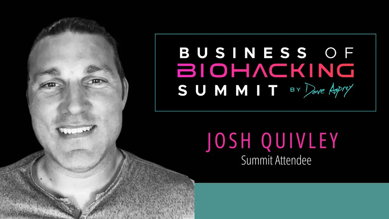 Josh Quivley tells their story about Business of Biohacking