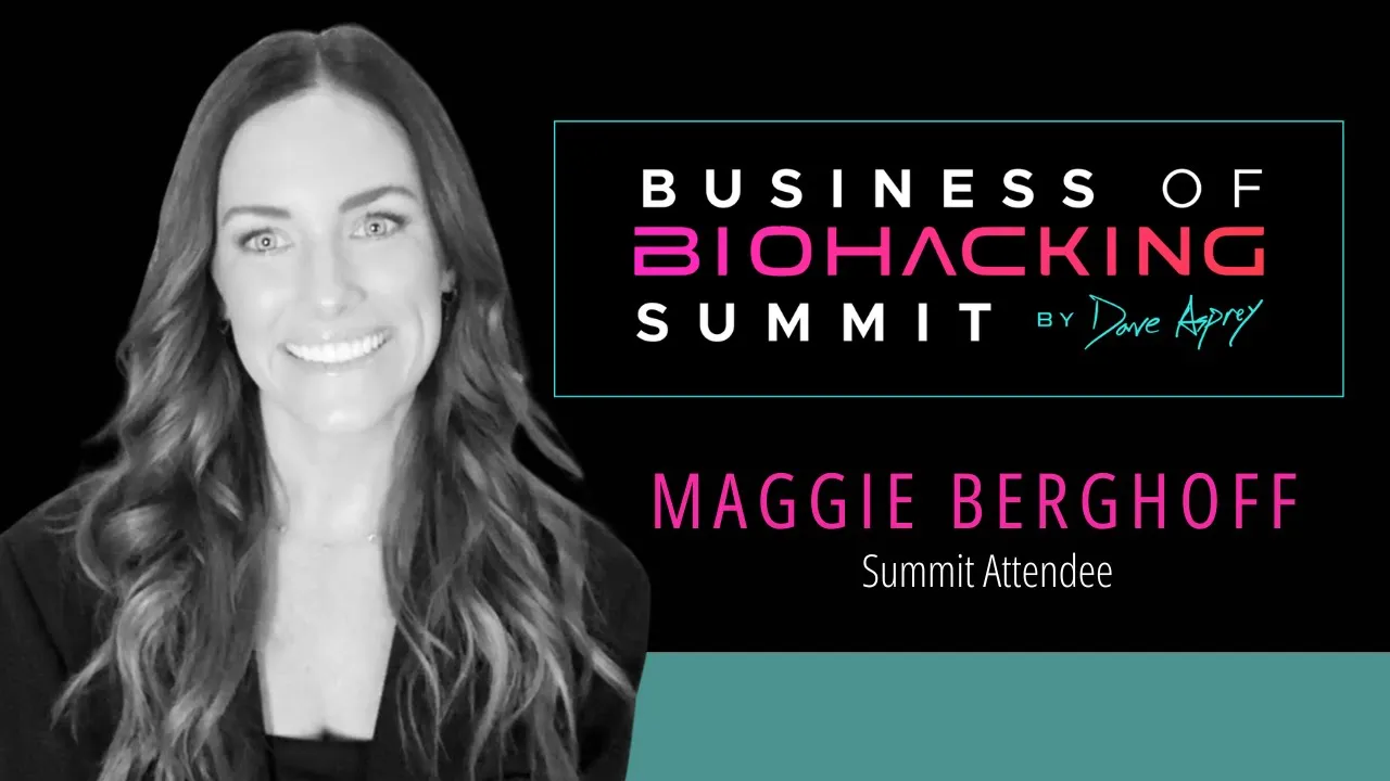 Maggie Berghoff tells their story about Business of Biohacking