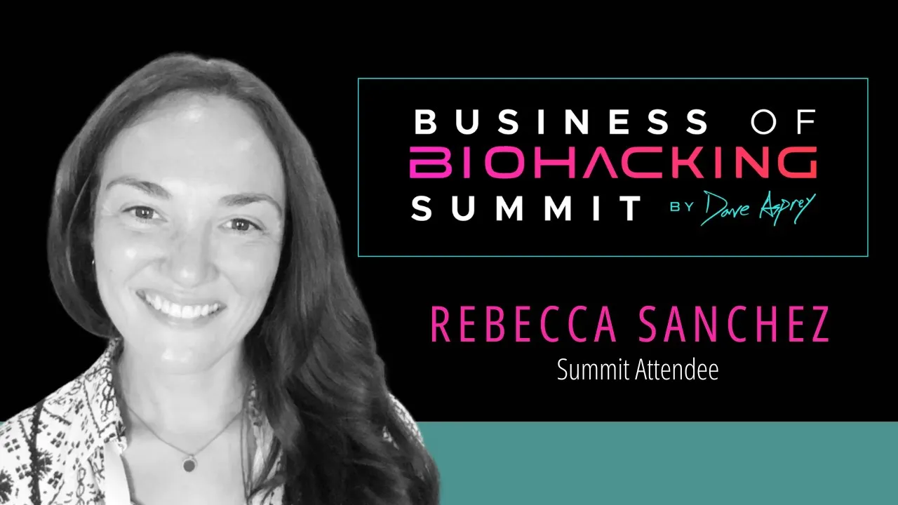 Rebecca Sanchez tells their story about Business of Biohacking