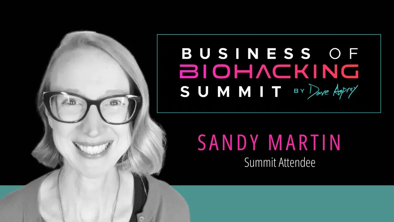 Sandy Martin tells their story about Business of Biohacking