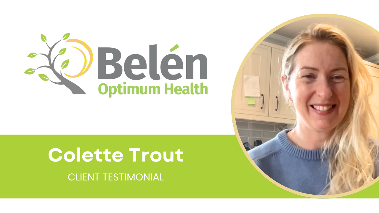 Colette Trout tells their story about Belen Optimum Health