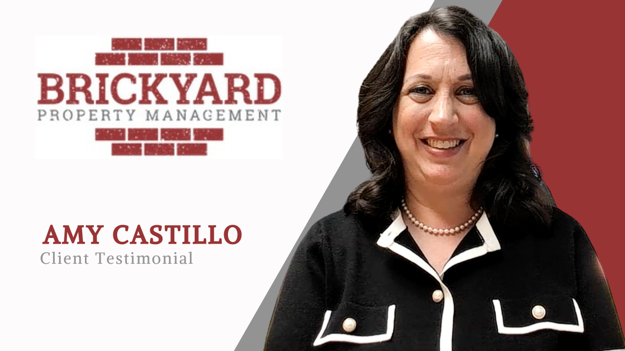 Amy Castillo tells their story about Brickyard Property Management