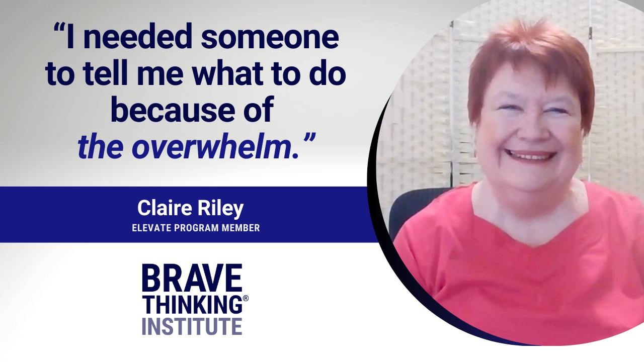 CLAIRE V RILEY tells their story about Brave Thinking Institute