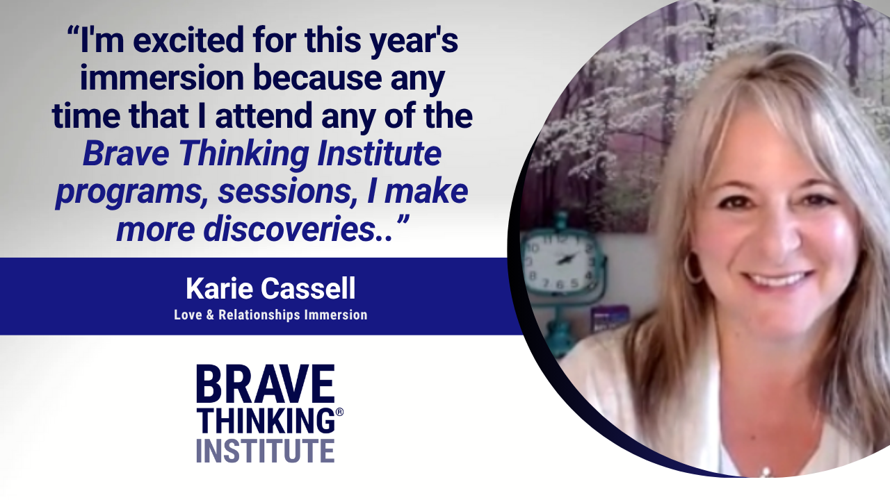 Karie Cassell tells their story about Brave Thinking Institute