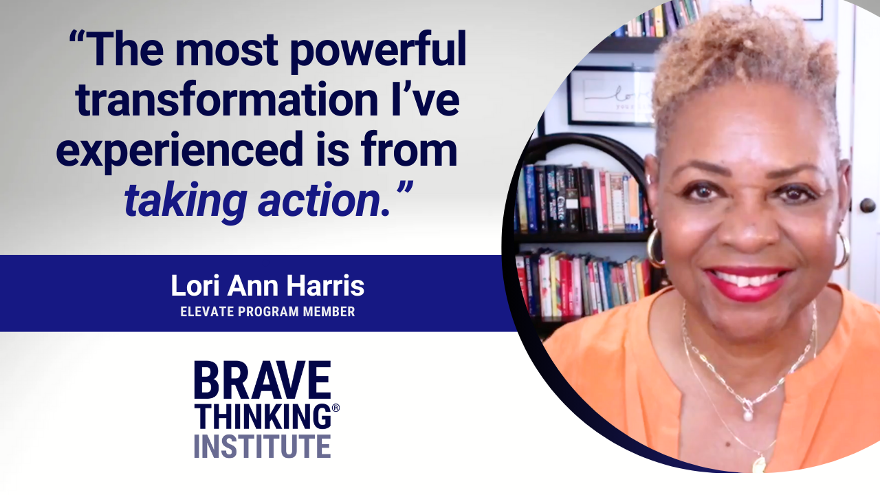 Lori tells their story about Brave Thinking Institute
