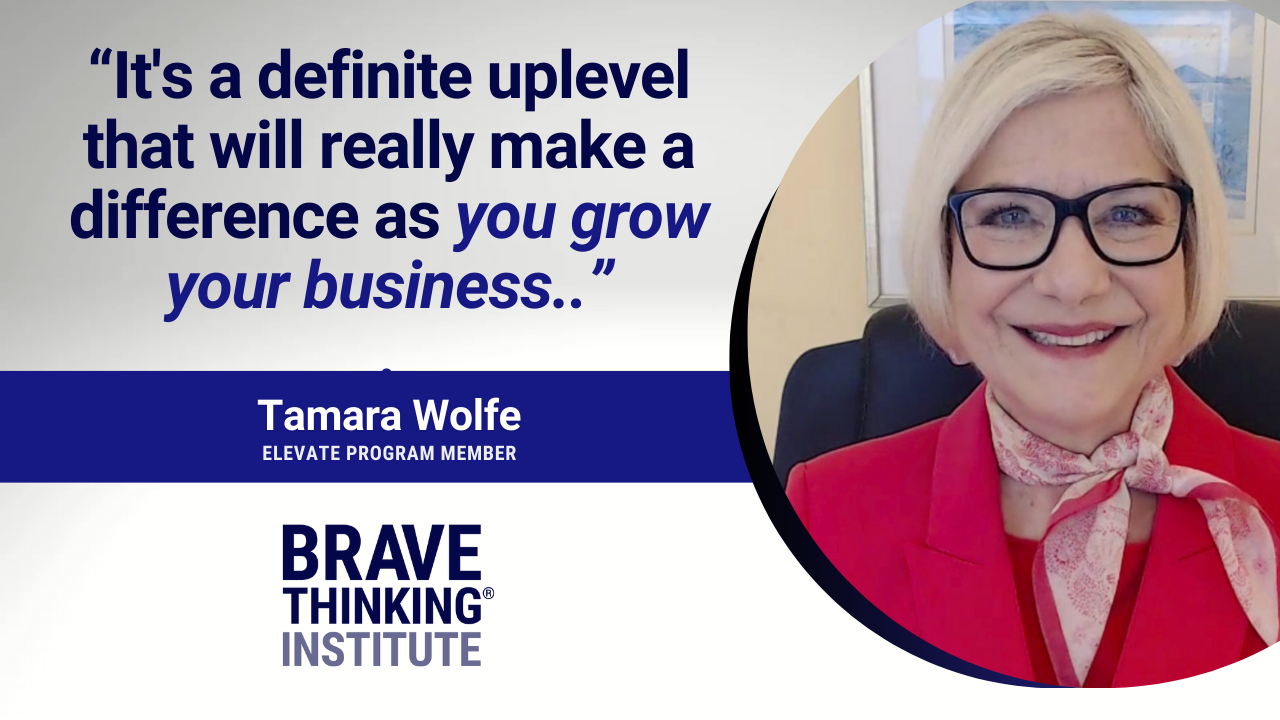 Tamara Wolfe tells their story about Brave Thinking Institute