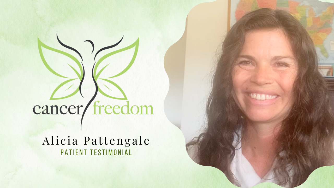 Alicia Pattengale tells their story about Cancer Freedom Katrina Foe