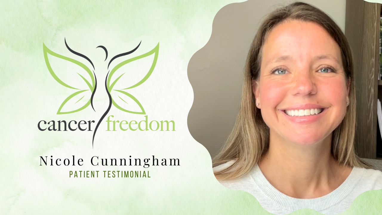 Nicole Cunningham tells their story about Cancer Freedom Katrina Foe