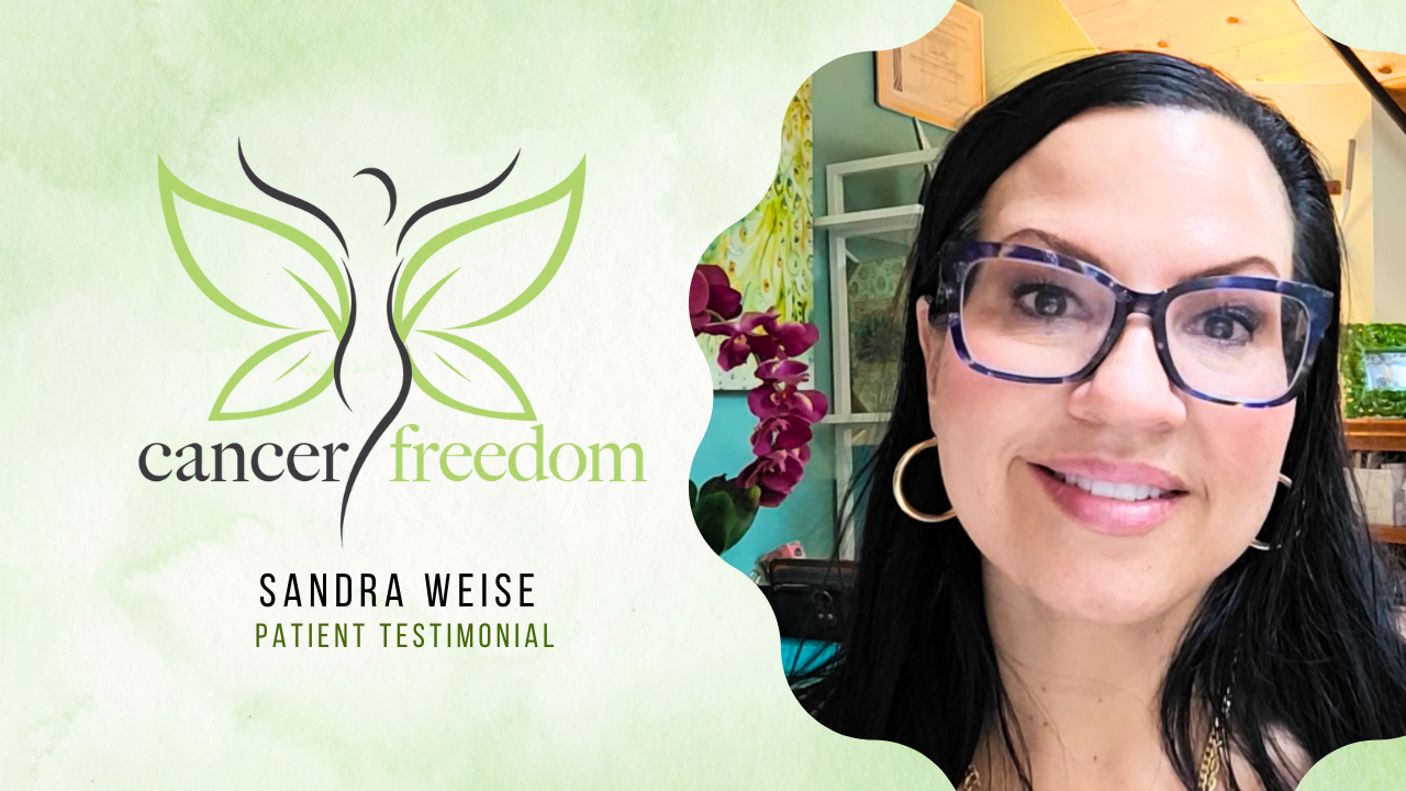 Sandra Weise tells their story about Cancer Freedom Katrina Foe