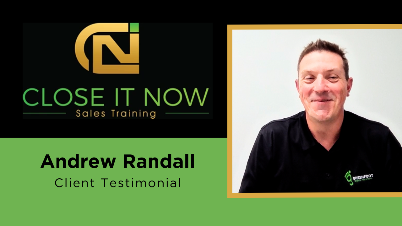 Andrew Randall tells their story about Close it Now