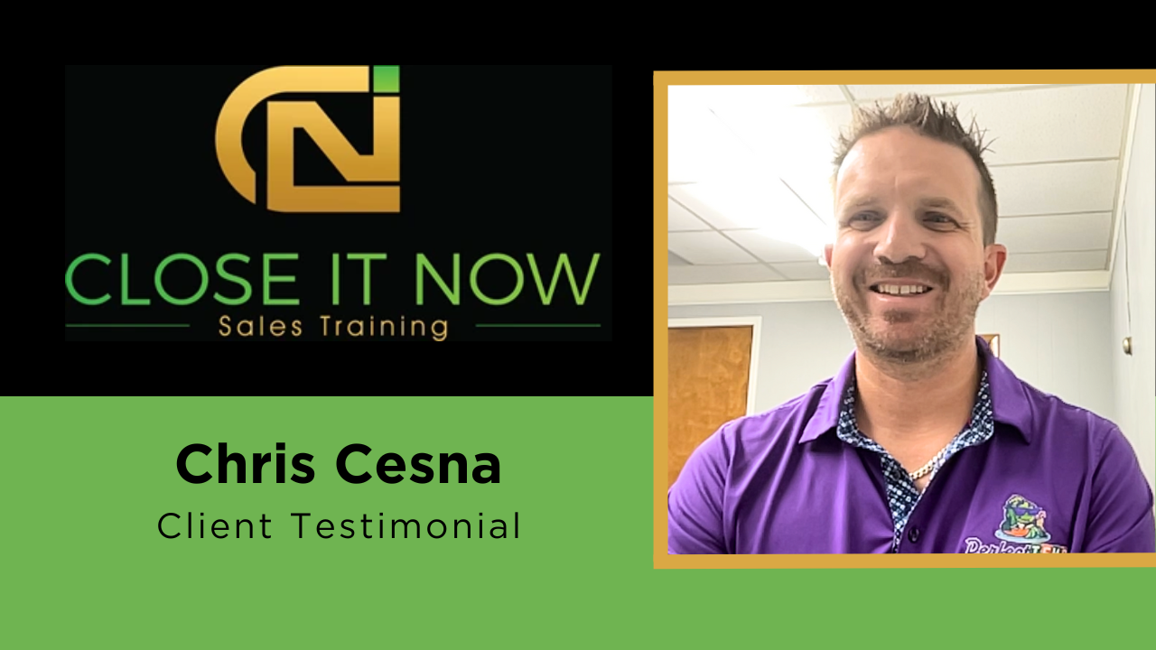 Chris Cesna tells their story about Close it Now