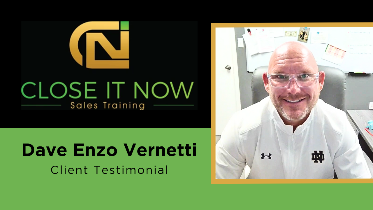 Dave Vernetti tells their story about Close it Now