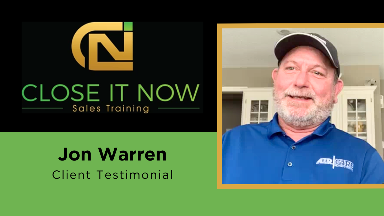 Jon Warren tells their story about Close it Now