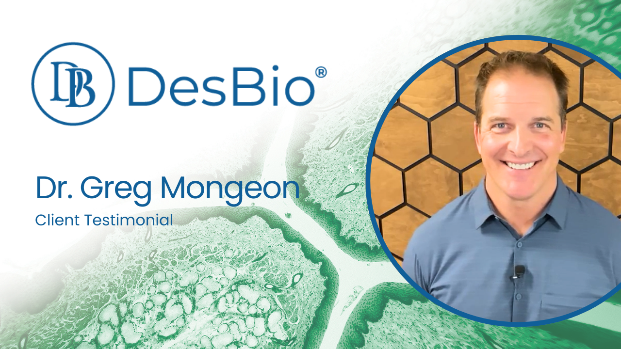 Dr Greg Mongeon tells their story about Des Bio