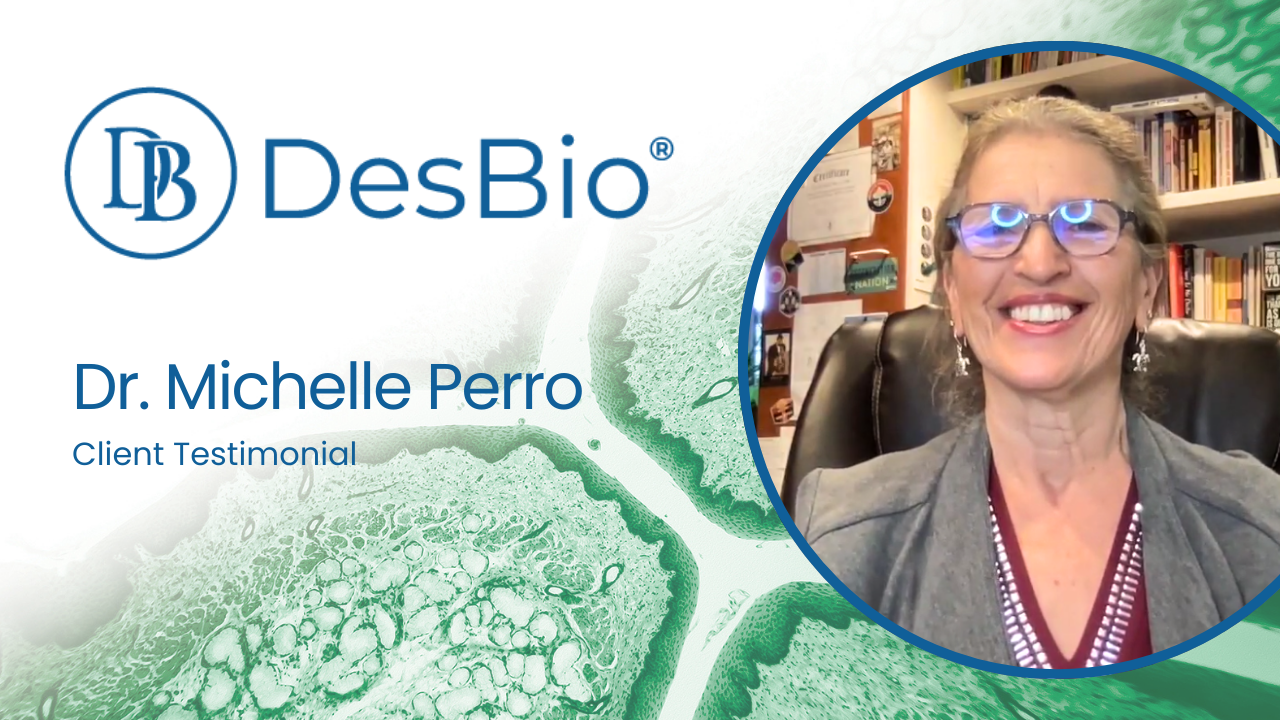 Dr. Michelle Perro tells their story about Des Bio