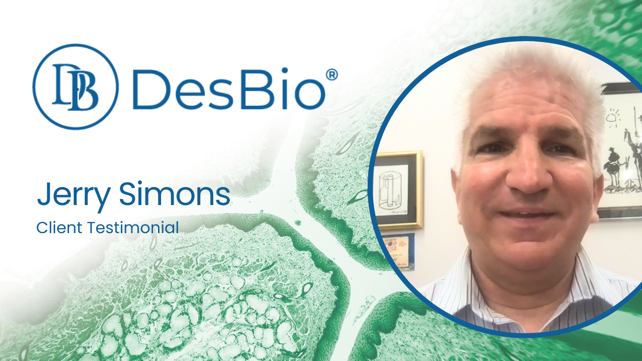 Jerry Simons tells their story about Des Bio