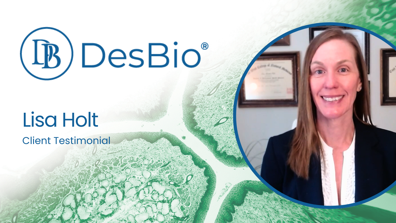 Lisa Michele Holt tells their story about Des Bio