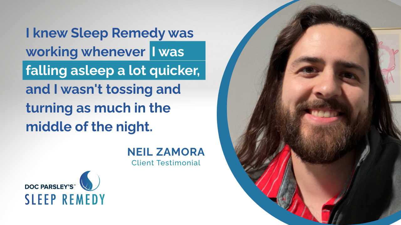 Neil Zamora tells their story about Doc Parsley's Sleep Remedy