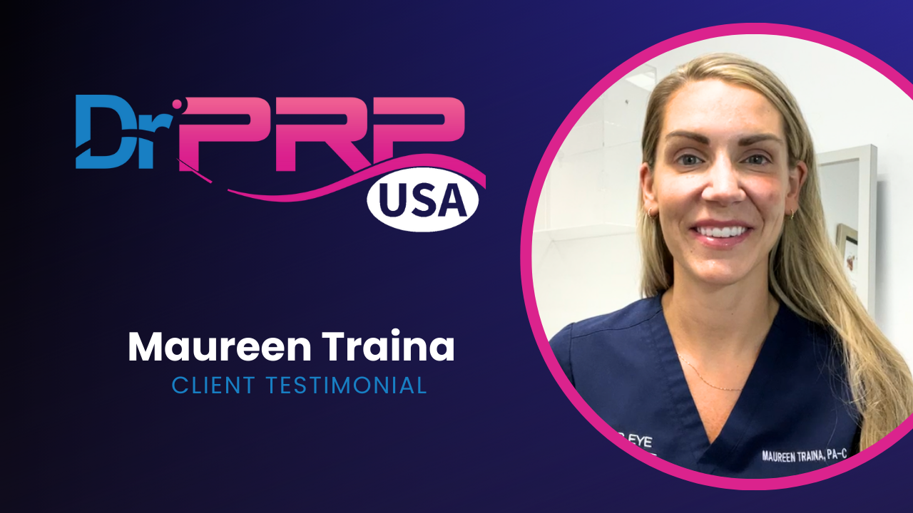 Maureen Traina tells their story about Dr PRP