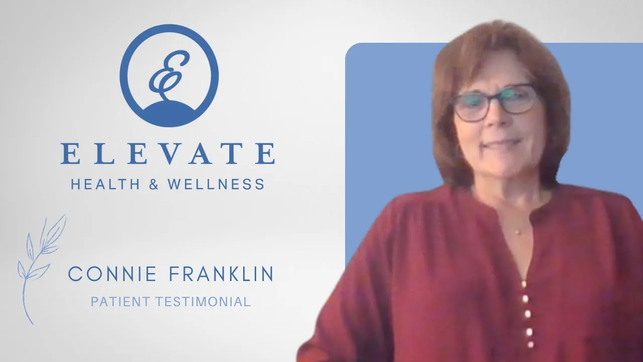 Connie Franklin tells their story about Marrie's Elevate Health & Wellness