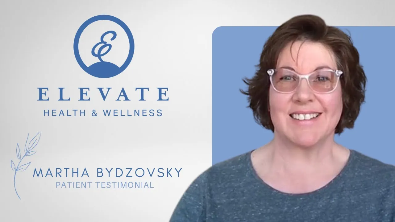 Martha Bydzovsky tells their story about Marrie's Elevate Health & Wellness