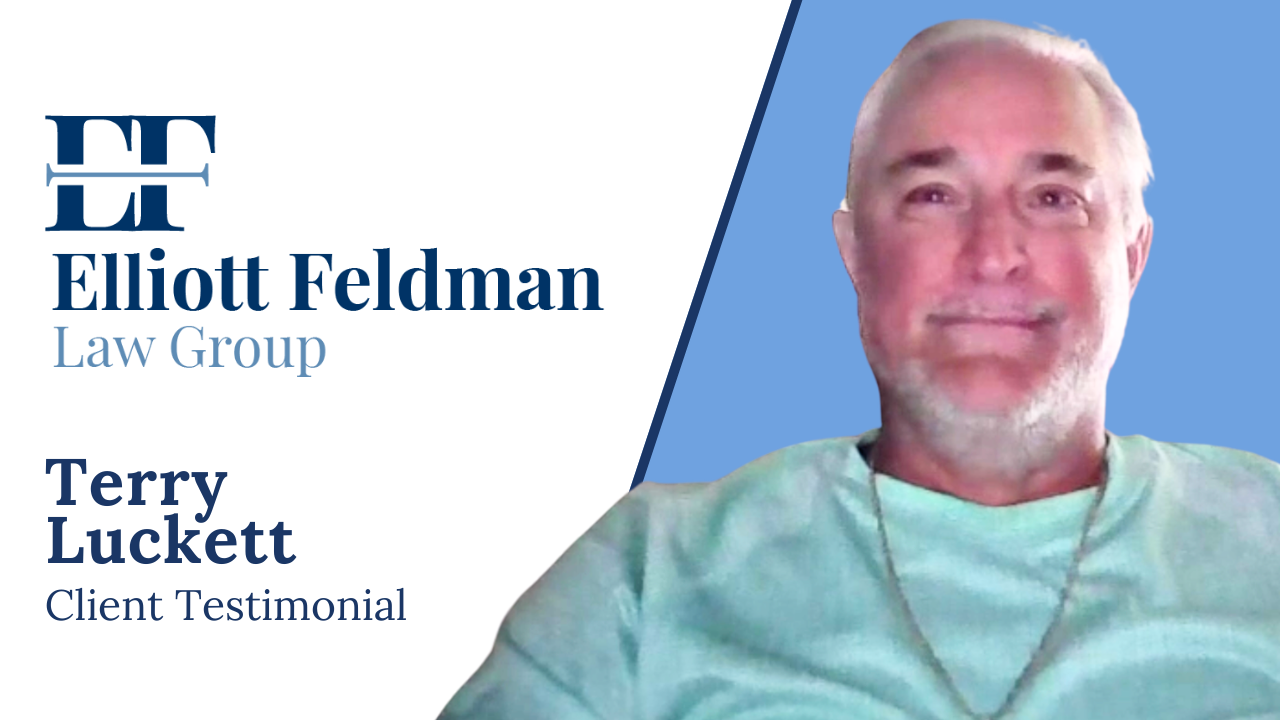 Terry Luckett tells their story about Elliott Feldman Law Group