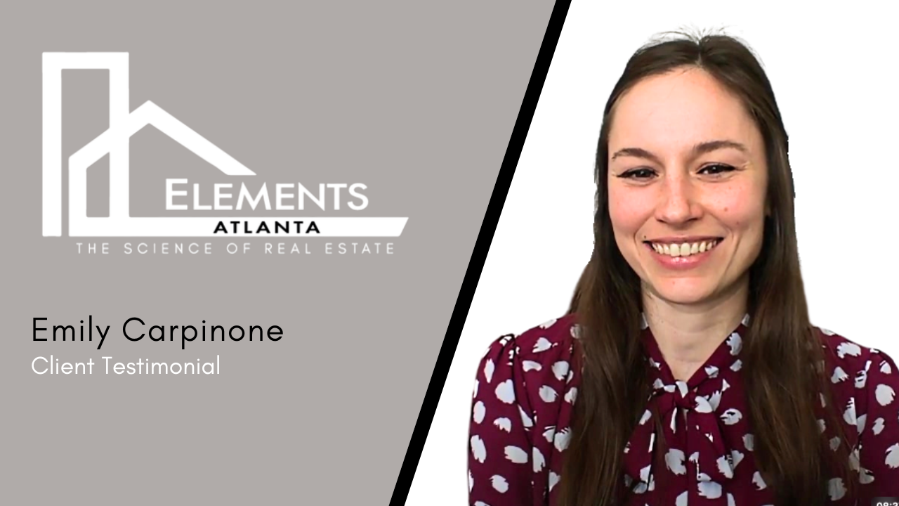 Emily Carpinone tells their story about Elements Real Estate Atlanta