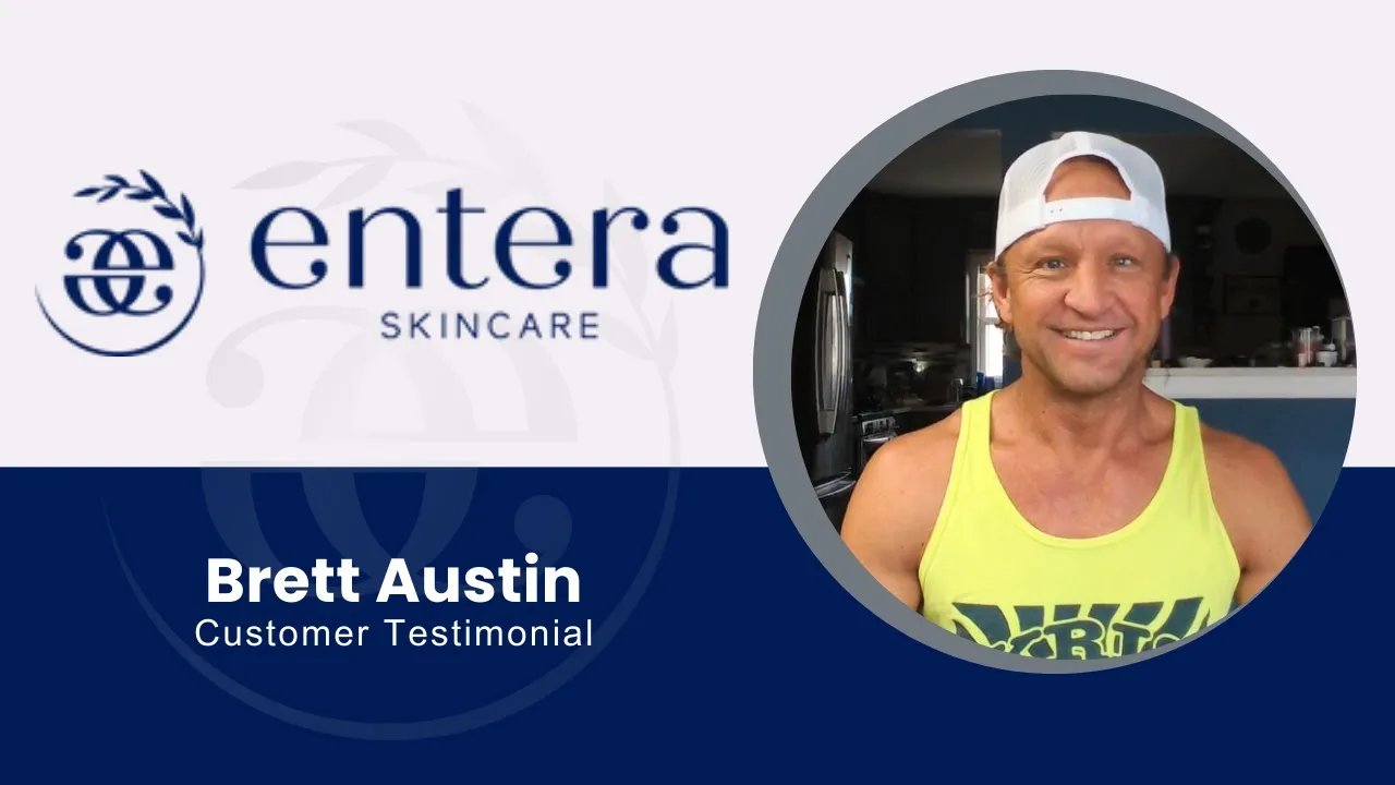 Brett Austin tells their story about Entera Skincare