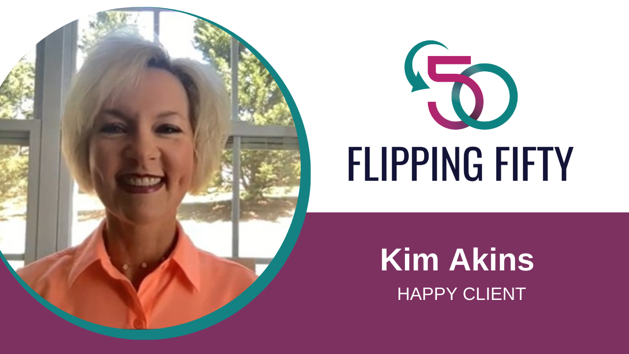 Kim Akins tells their story about Flipping 50