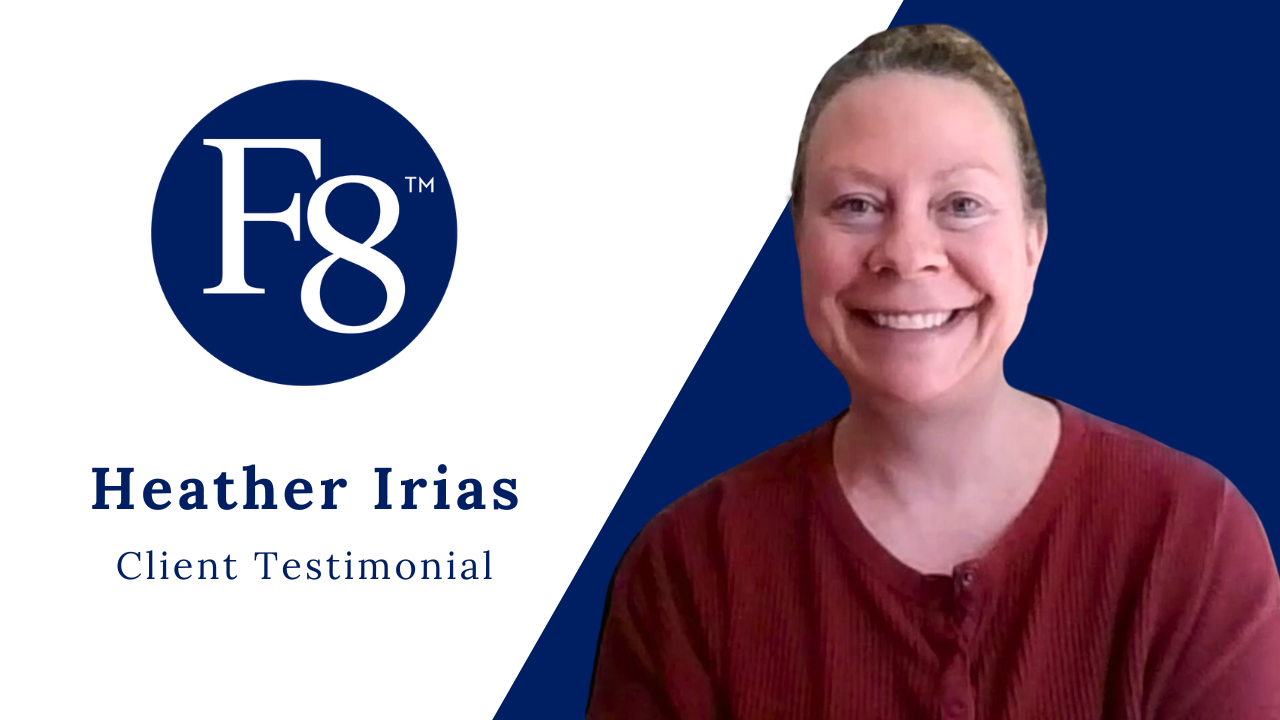 Heather Irias tells their story about F8 wellcenters