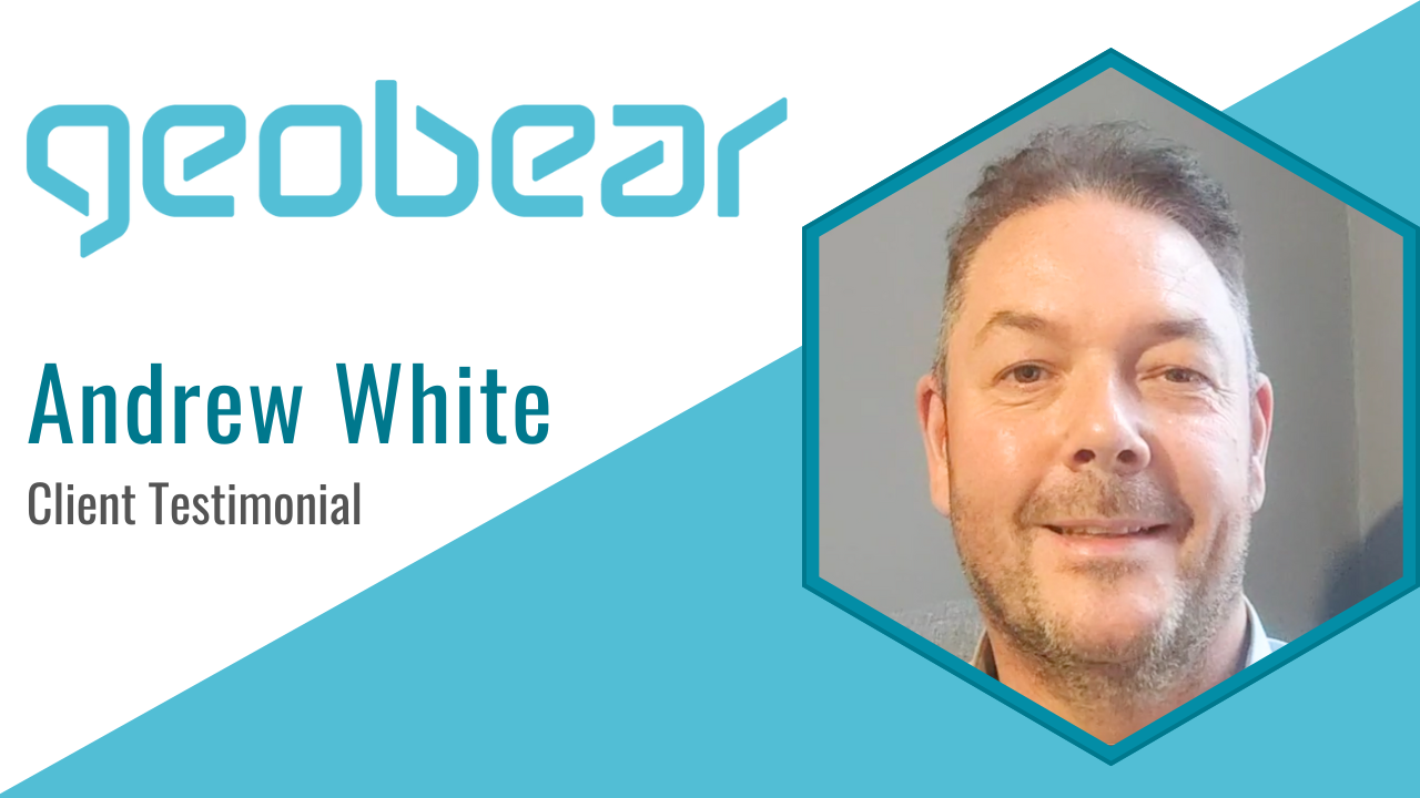 Andrew White tells their story about Geobear