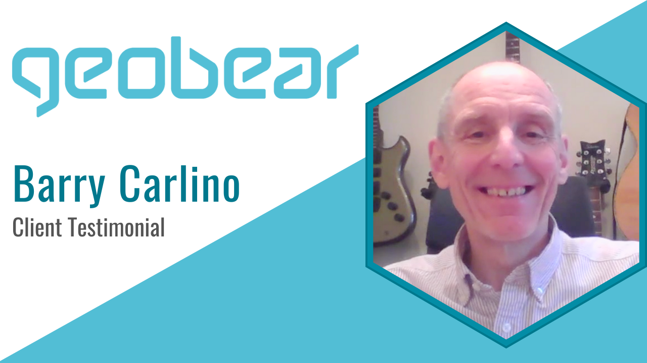 Barry Carlino tells their story about Geobear