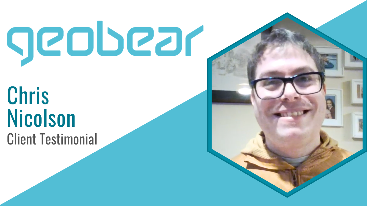 Chris Nicolson tells their story about Geobear