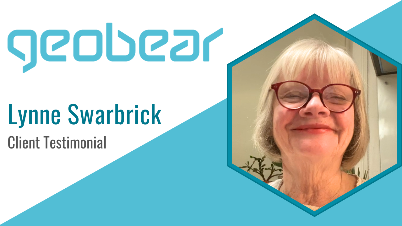 Lynne Swarbrick tells their story about Geobear