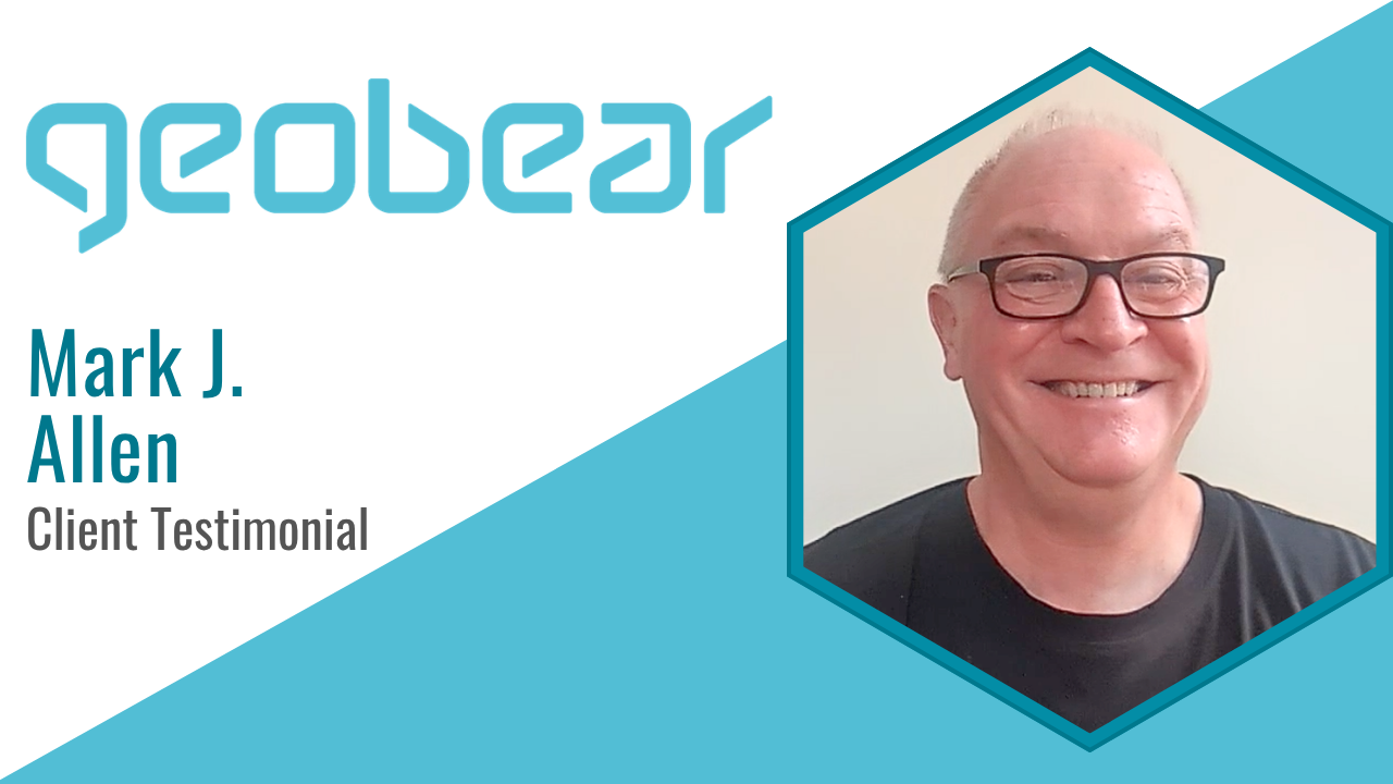 Mr Mark J Allen tells their story about Geobear