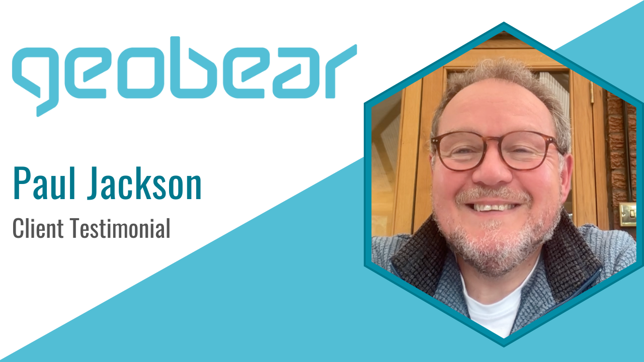 Paul Jackson tells their story about Geobear