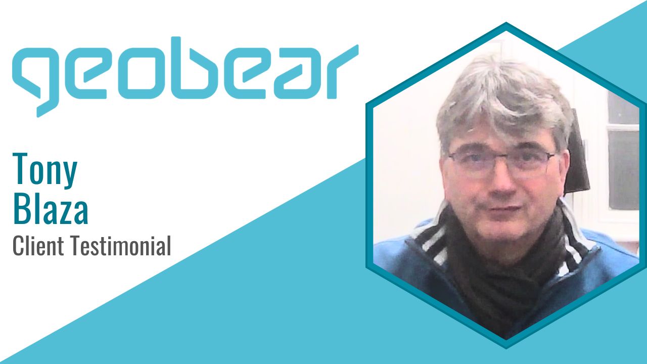 Tony Blaza tells their story about Geobear