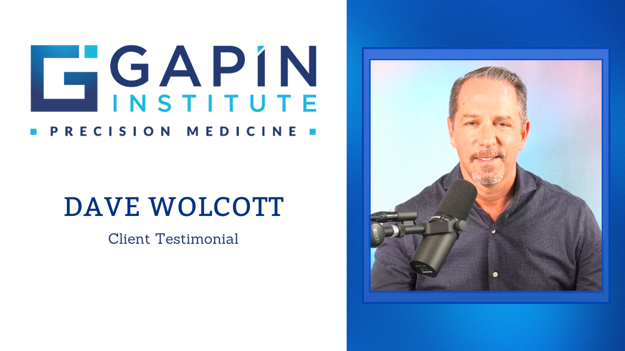 Dave wolcott tells their story about Gapin Institute