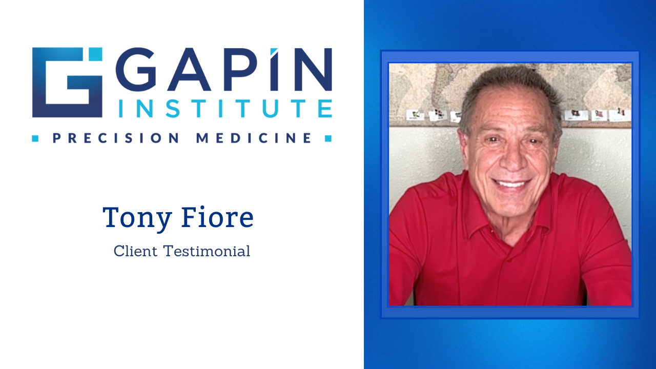 Tony Fiore tells their story about Gapin Institute