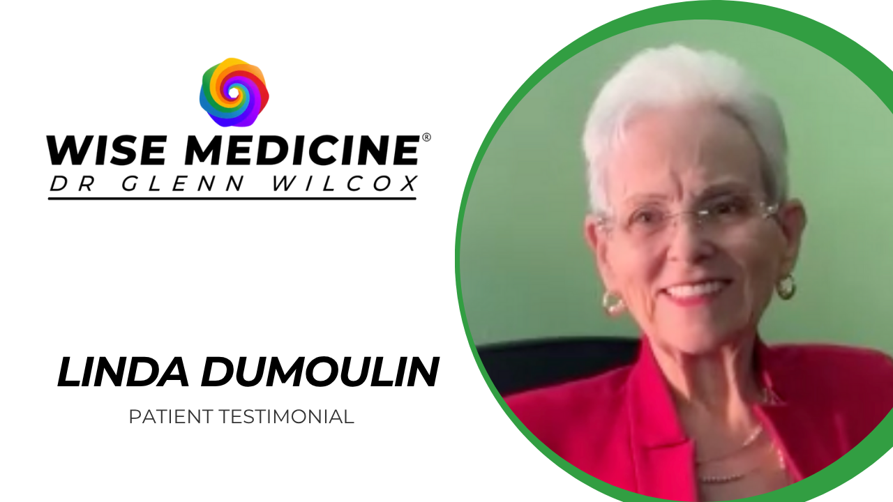 Linda DuMoulin tells their story about Dr. Glenn Wilcox and Wise Medicine