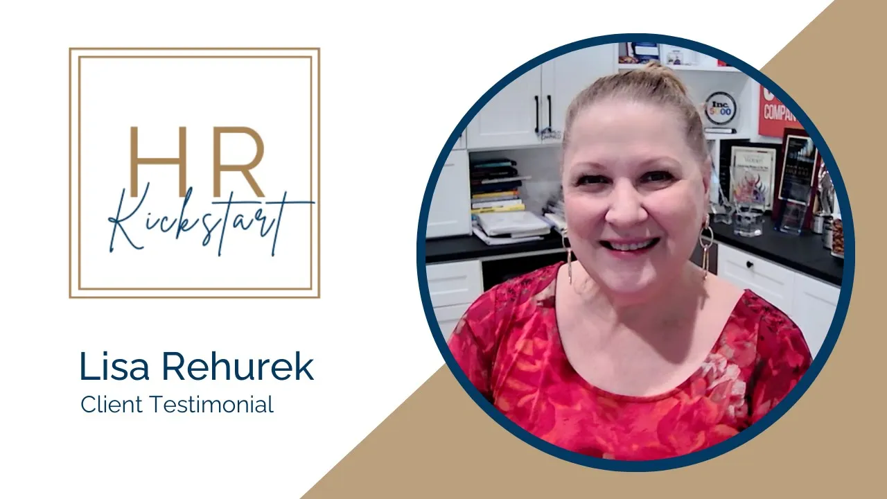 Lisa Rehurek tells their story about HR Kickstart